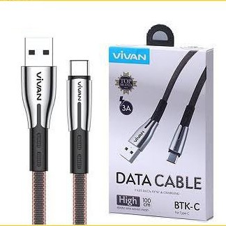 KABEL USB VIVAN BTK-C TYPE C 3A 1M FAST CHARGING