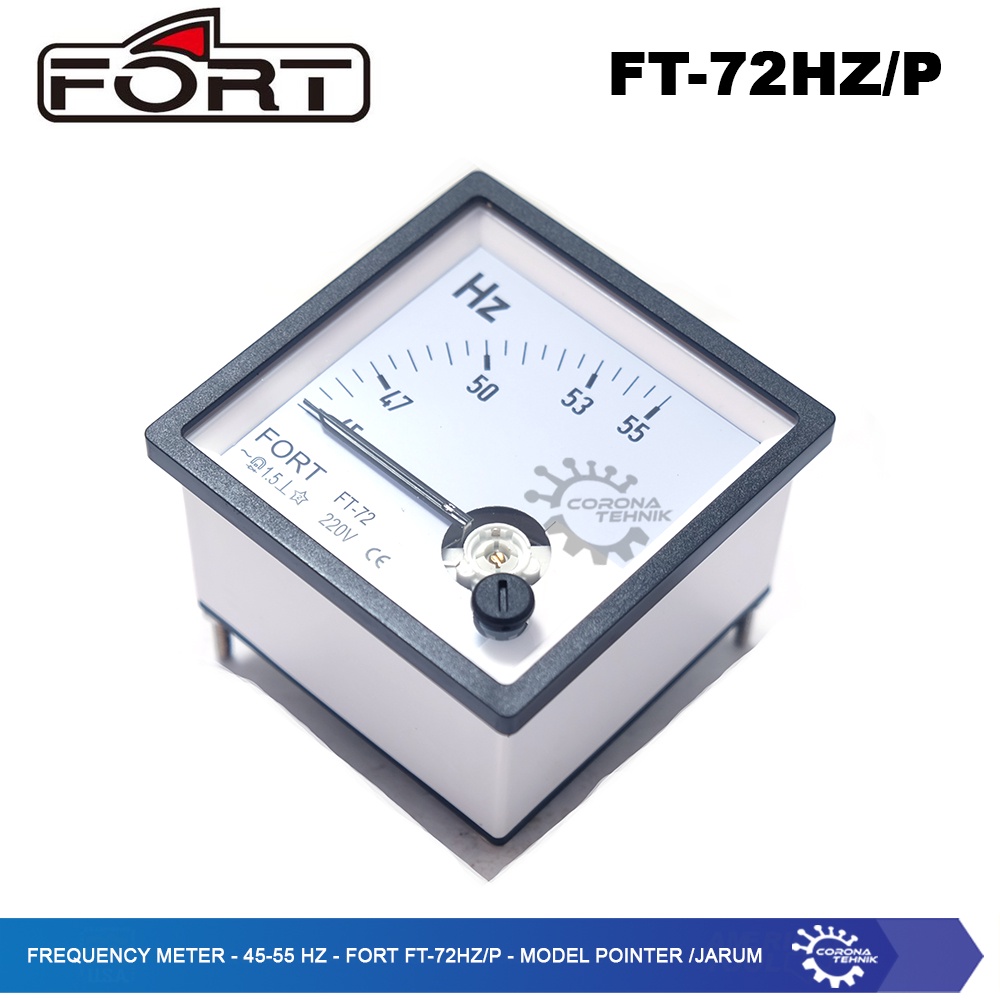 Fort FT-72HZ/P - Model Pointer/Jarum - Frequency Meter - 45-55 Hz