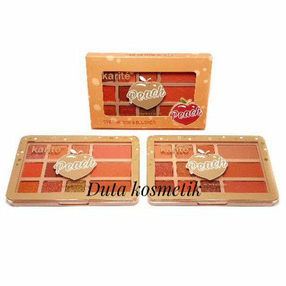 EYESHADOW &amp; BLUSHER PEACH KARITE PALETTE