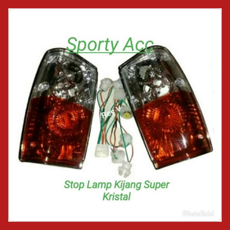 Stop Lamp Lampu Stop Kijang Super Mica Kristal