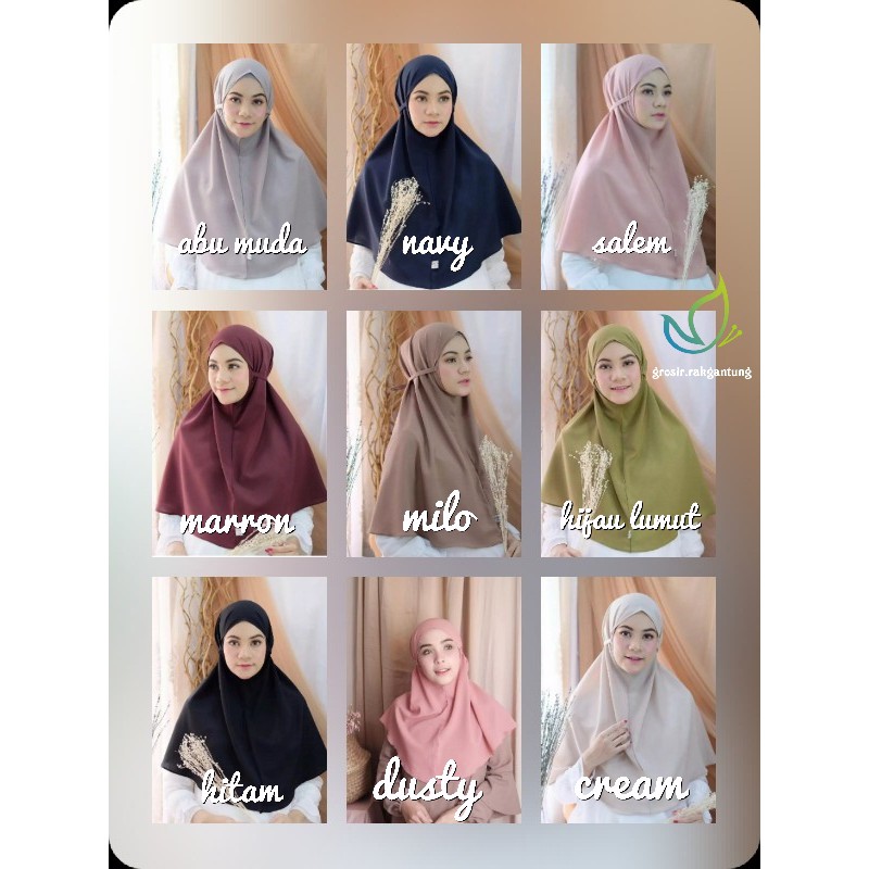 10 Ide Warna  Kerudung Bergo  Maryam  Retired and Crazy