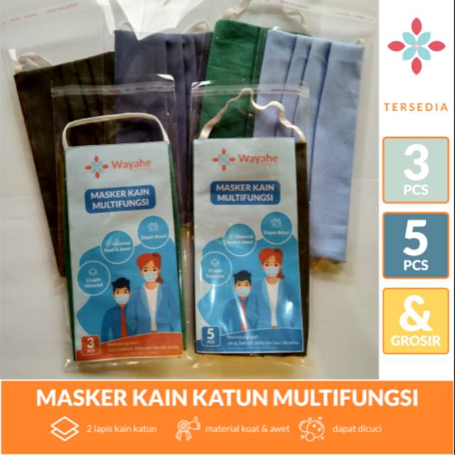 Masker Kain / Masker Kain Katun