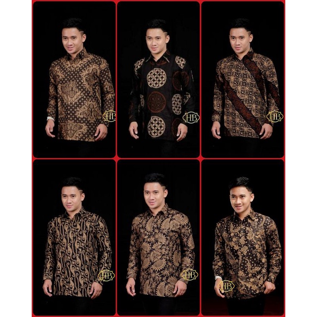 NEW ARRIVAL DISTRO BATIK PRIA SOGAN HRB026 kemeja pria batik kenongo Seno padi BATIK PRIA PEKALONGAN