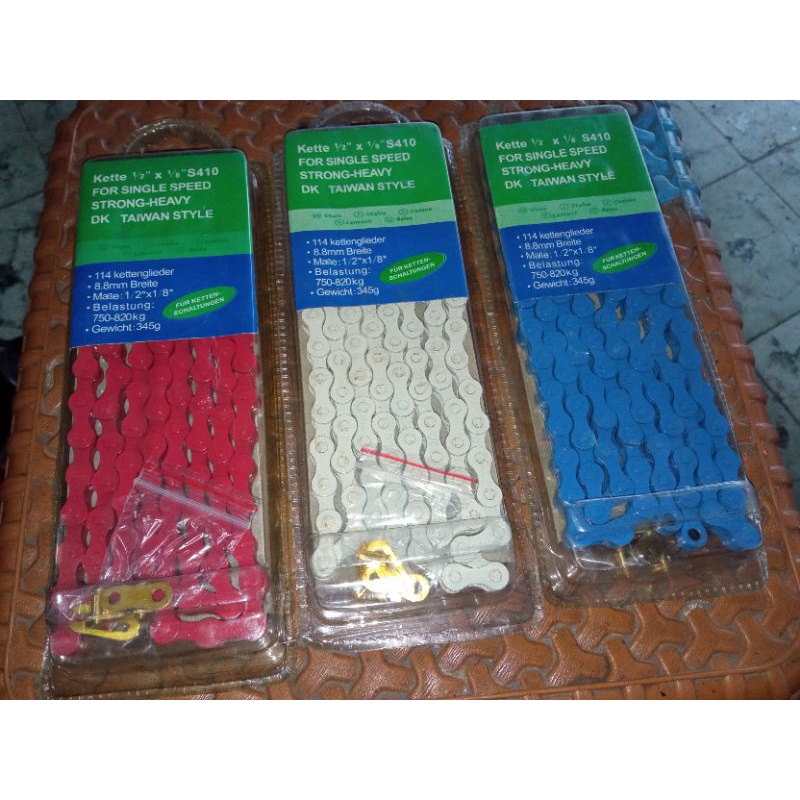 Rantai Warna  sepeda BMX. MINI. FIXIE