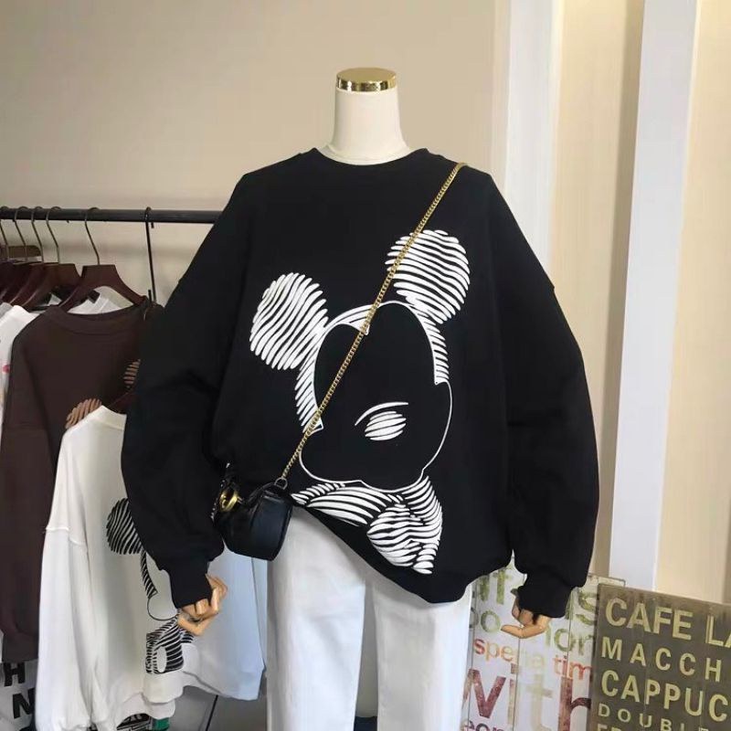 DISNI SWEATER OVERSIZE - MICKEY SWEATER - SWEATER WANITA - SWEATER TERLARIS - SWEATER OVERSIZE - SWEATER JUMBO - SWEATER KOREA - KOREAN STYLE