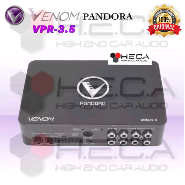 Processor Prosesor VENOM Pandora VPR-3.5 Equalizer digital DSP Audio Mobil Parametric EQ