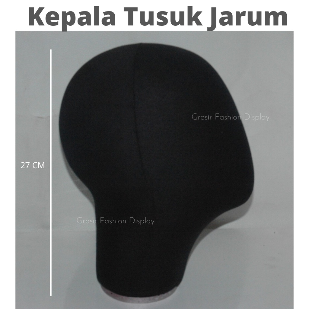 Patung Manekin Kepala Tusuk Jarum Patung Kepala Tusuk Jarum Full Foam Display Topi Bando (BH)