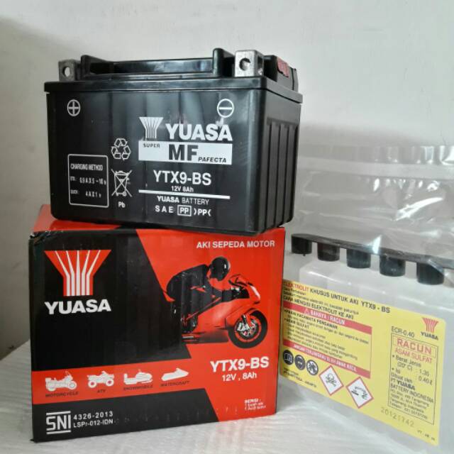 Aki MF Yuasa YTX9-BS