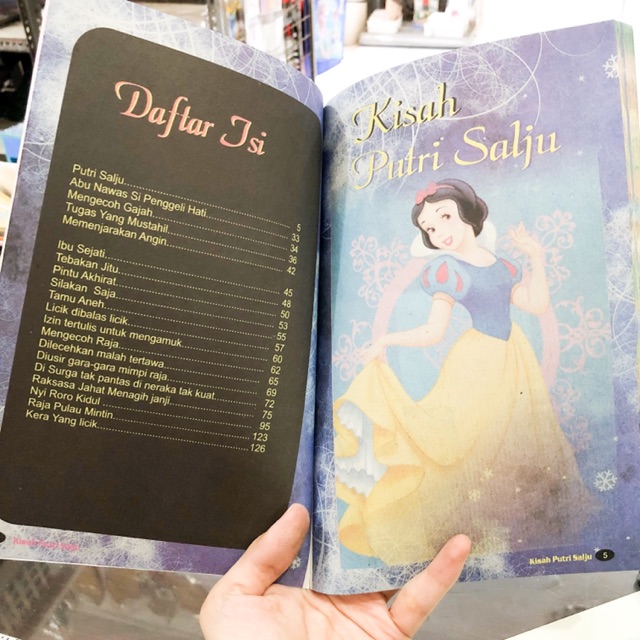 Buku Kisah Legendaris Putri Salju Dan Dongeng Populer Lainnya Full Colour Shopee Indonesia