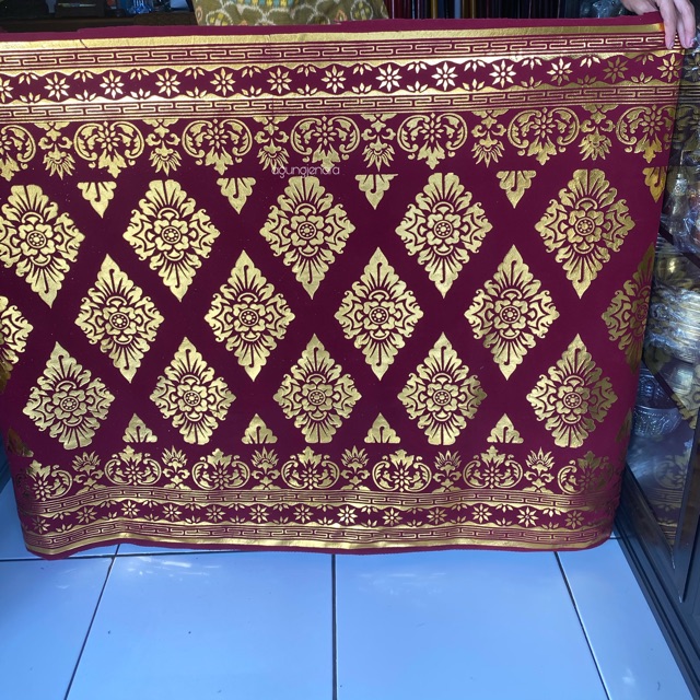 Kain Prada Beludru Bali 90cm Meteran Shopee Indonesia