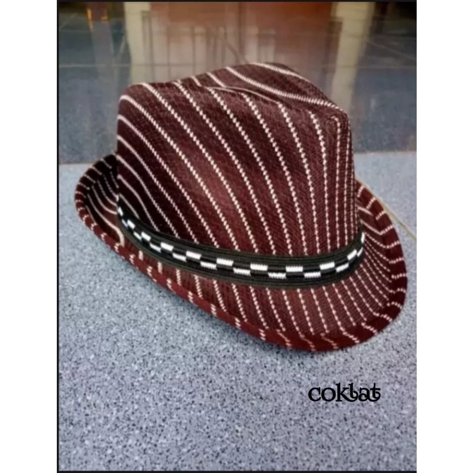 Topi Coboy Fedora Classic Topi Pantai Pria Dewasa