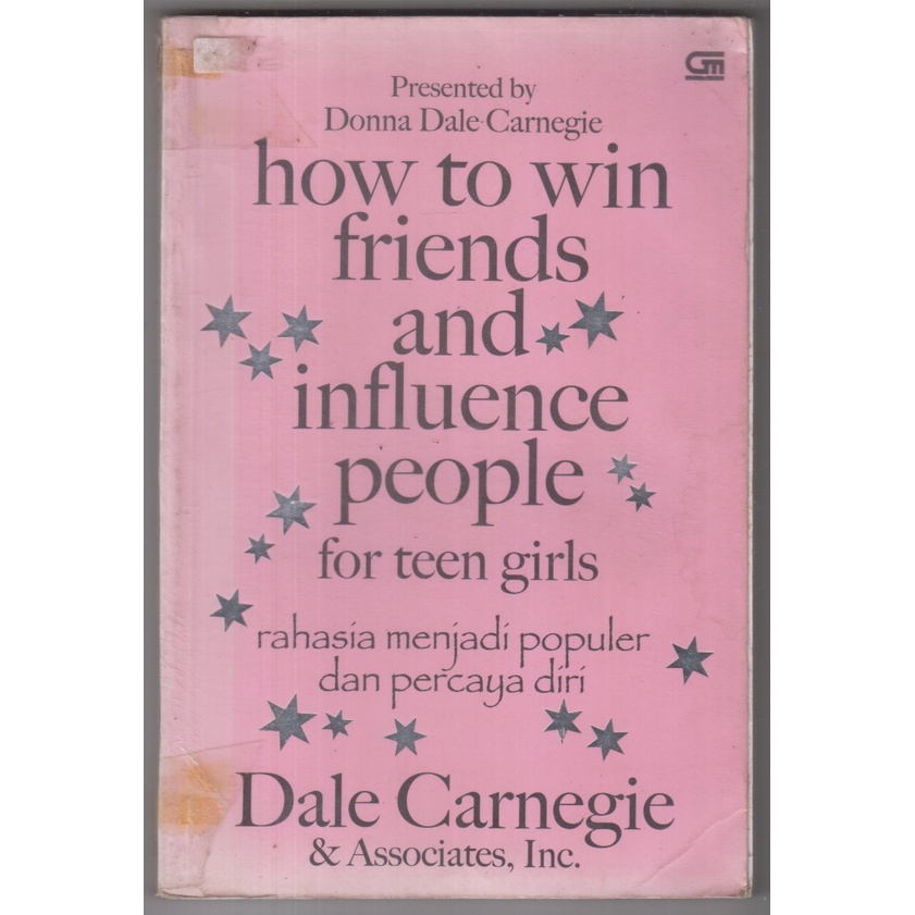 BUKU DONNA DALE CARNEGIE - HOW TO WIN FRIENDS AND INFLUENCE PEOPLE FOR TEEN GIRLS RAHASIA MENJADI PO