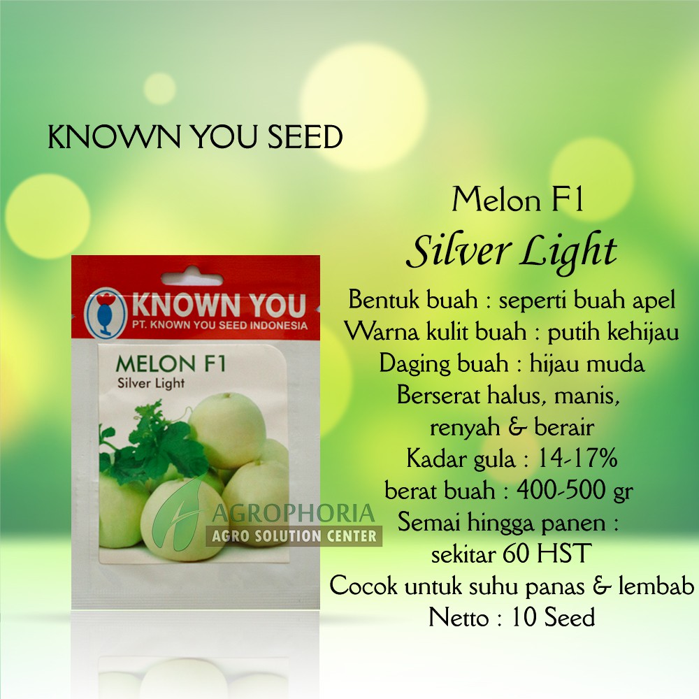 Benih Melon Silver Light - Known You Seed