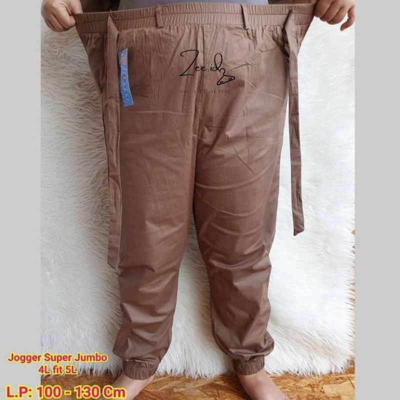 Jogger wanita jumbo celana jogger bigsize