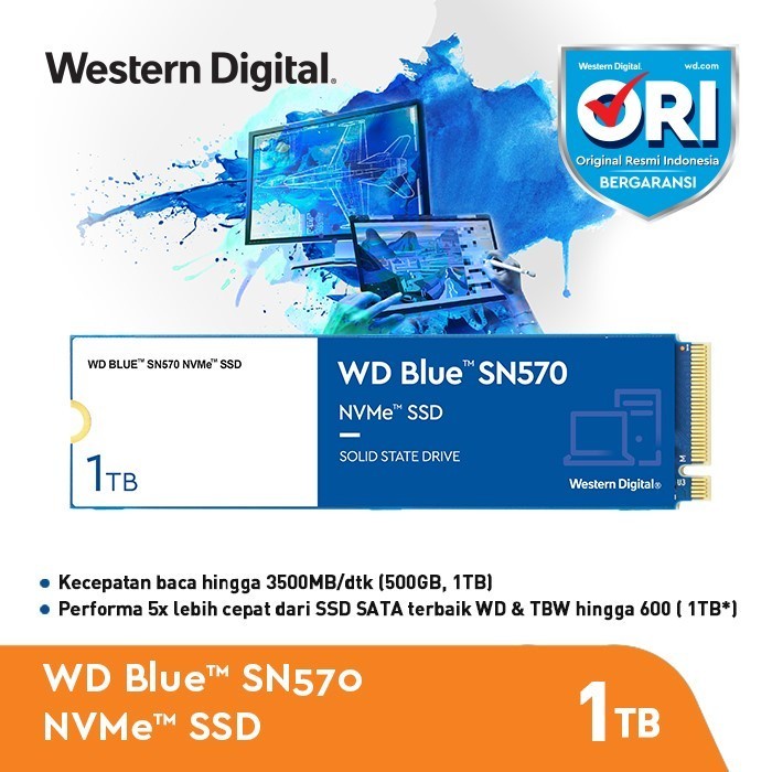 SSD WD Blue SN570 1TB 1 TB - SSD M.2 NVMe PCIe
