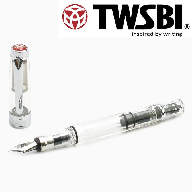 

TWSBI Diamond 580 Fountain Pen - Clear, Extra Fine ---Terbaru---