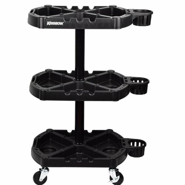 Krisbow Rak Workshop 3 Susun/Rak Bengkel 3 Tingkat Dengan Roda Medanbaiak.Store