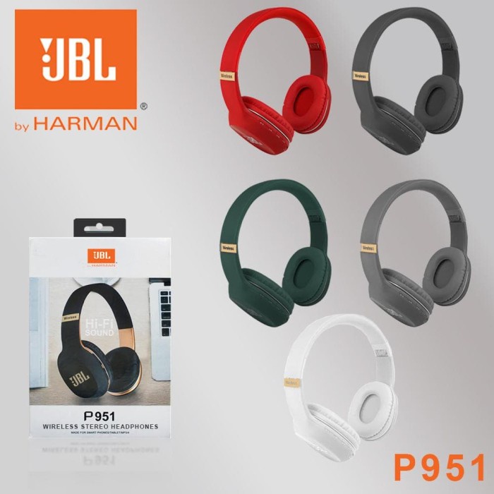 Headphone Bluetooth Jbl P951 - Wireless Headphone Jbl - Hijau Muda