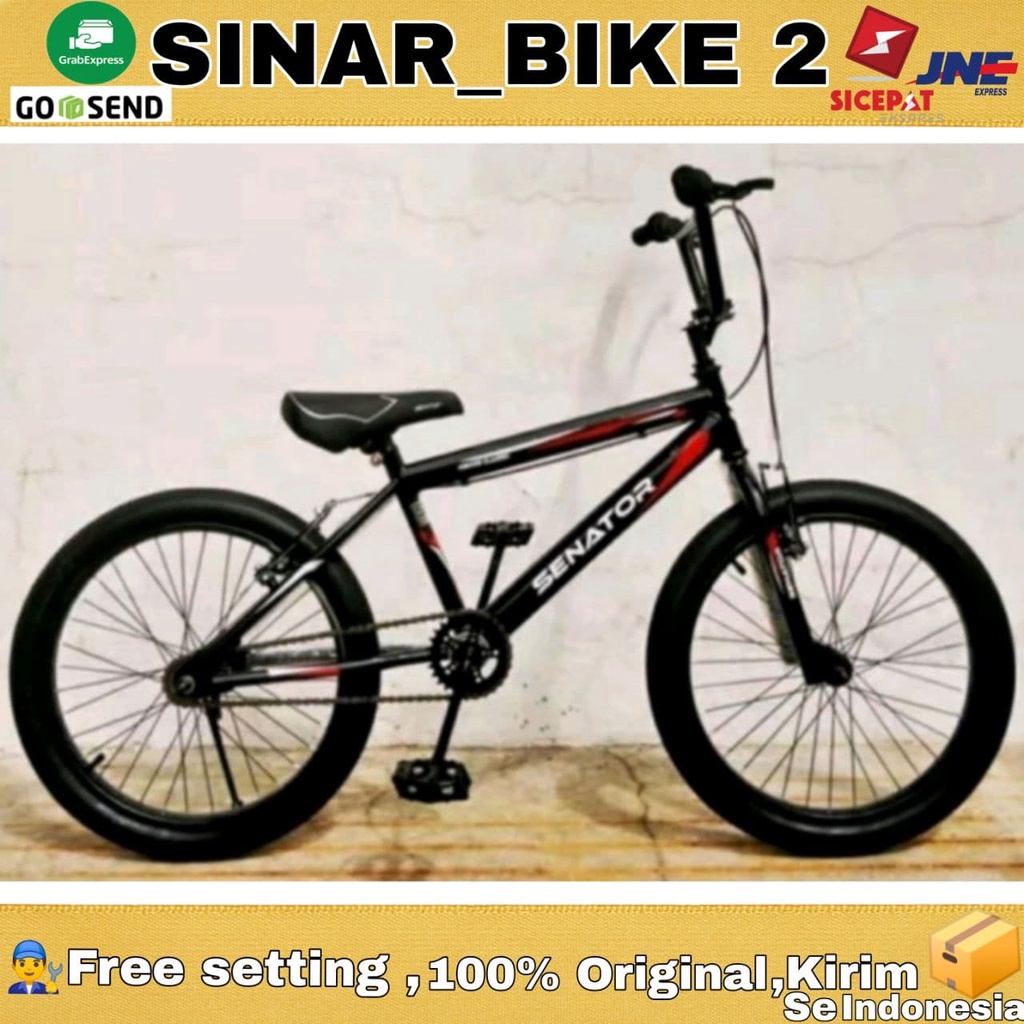 Sepeda Anak Laki 20 Inch BMX SENATOR CLASSIC Rem V-Brake