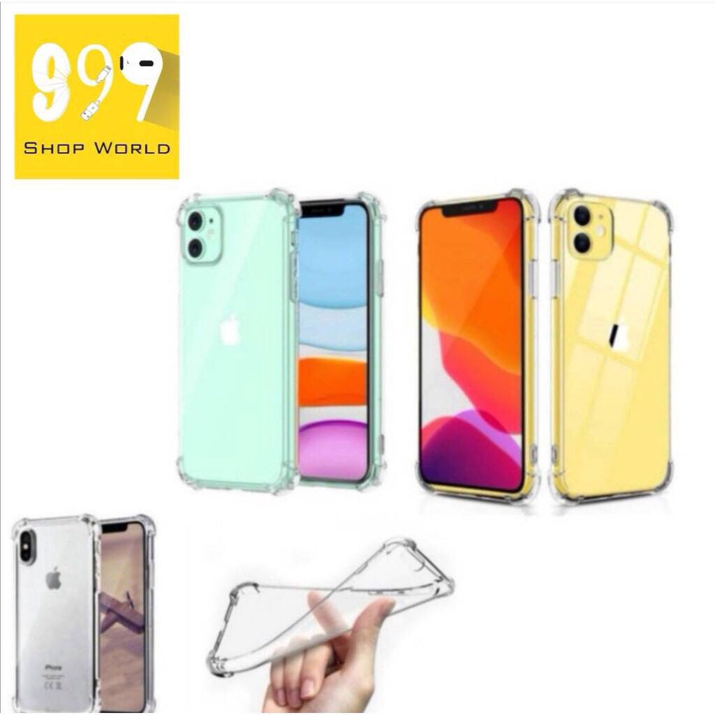 Soft Case Silikon ANTI SHOCK 360 Derajat Untuk Iphone 11 11pro 11promax X XR XS Max 6 6s 7 8 Plus 5s se