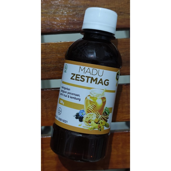 Madu ZestMag 280 Gram / Mengatasi Gangguan Pencernaan / Mual / Maag / Perut Kembung