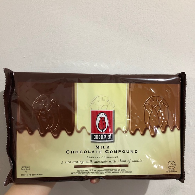 

MILK Compound Tulip 200 gram / Coklat Milk 200 GR IK3