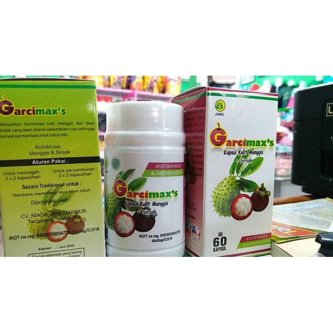 

Terlaris Kapsul Kulit Manggis & Sirsak Garcimax / Garcimax's / Garcimaxs Promo Murah