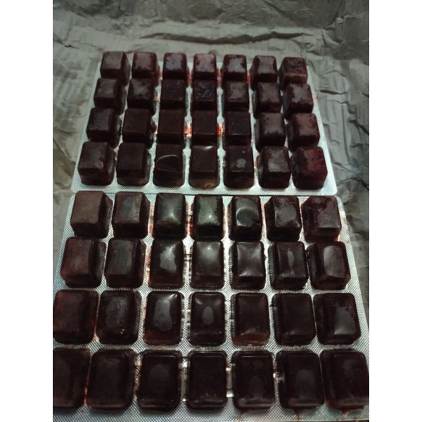 Cacing Beku / Makan ikan mas /makan ikan cupang/makan ikan peredator