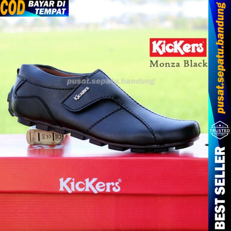 Sepatu Kickers Casual Formal Santai Kantor Kuliah Kerja Dinas Pantofel Vantopel PDH PDL Dishub Polri