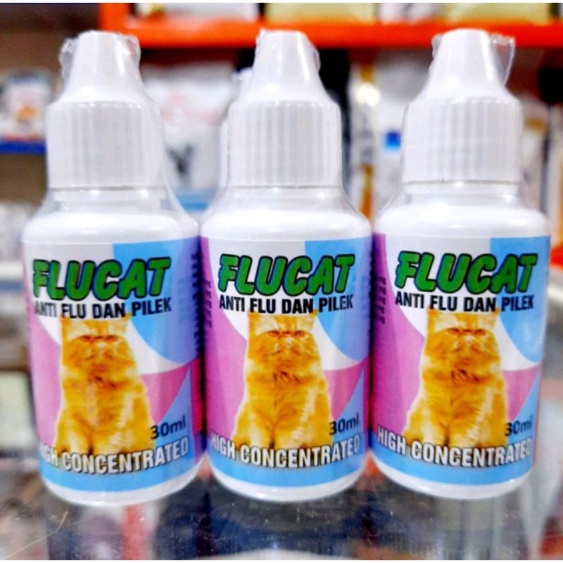 FLU CAT DROP OBAT FLU PILEK DAN DEMAM PADA KUCING 30 ML