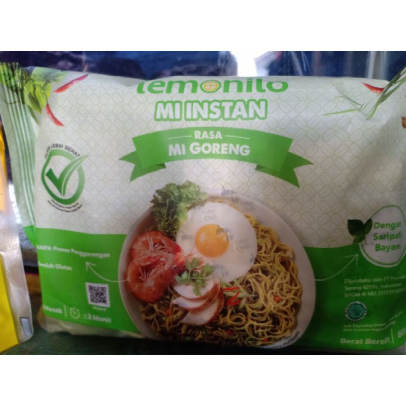 

MIE LEMONILO/ MIE SEHAT/70gr/ FREE KARDUS