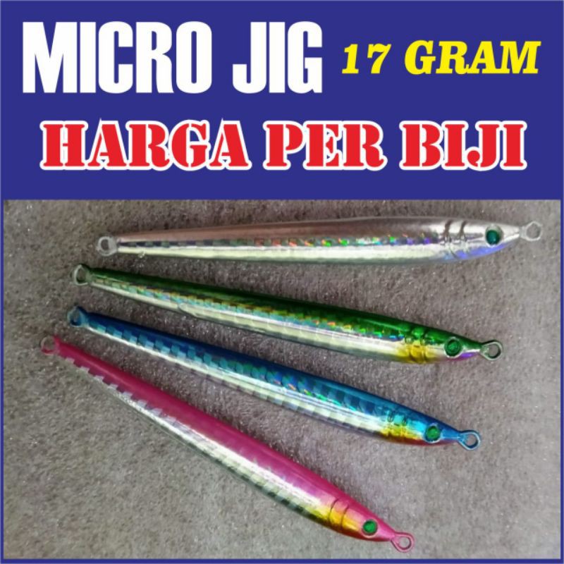 

Micro Jig 17g pensil series Umpan Metal Jig Kecil