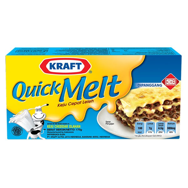 

Kraft Chesse Quick Melt 165G