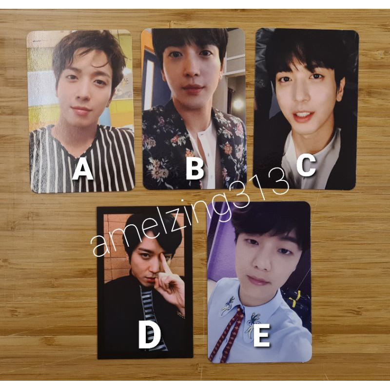 CNBLUE Photocard Postcard Yonghwa Minhyuk Jungshin Jonghyun