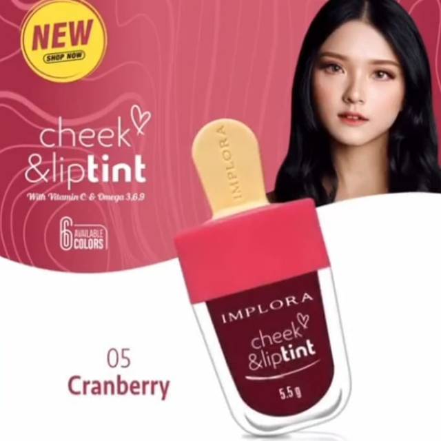 IMPLORA CHEEK DAN LIPTINT IMPLORA CHEEK &amp; LIPTINT - IMPLORA LIP TINT ORIGINAL