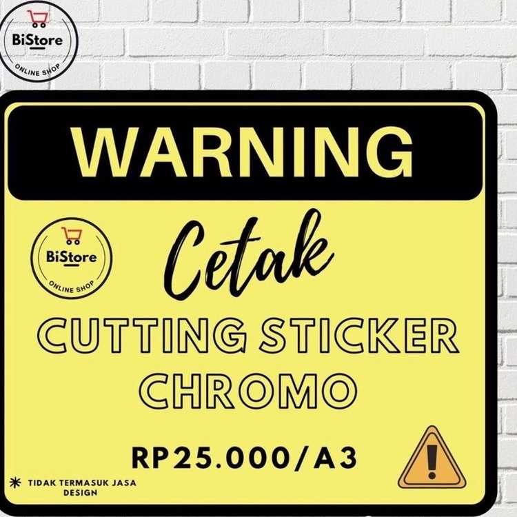 Cetak Cutting Stiker A3