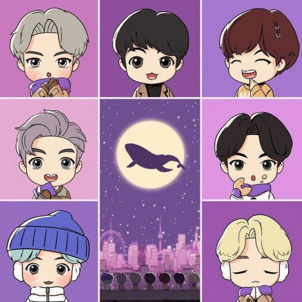 

Kpop sticker stiker tiny tan magic shop