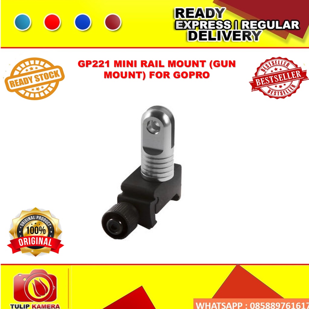 gp221 mini rail mount (gun mount) for gopro