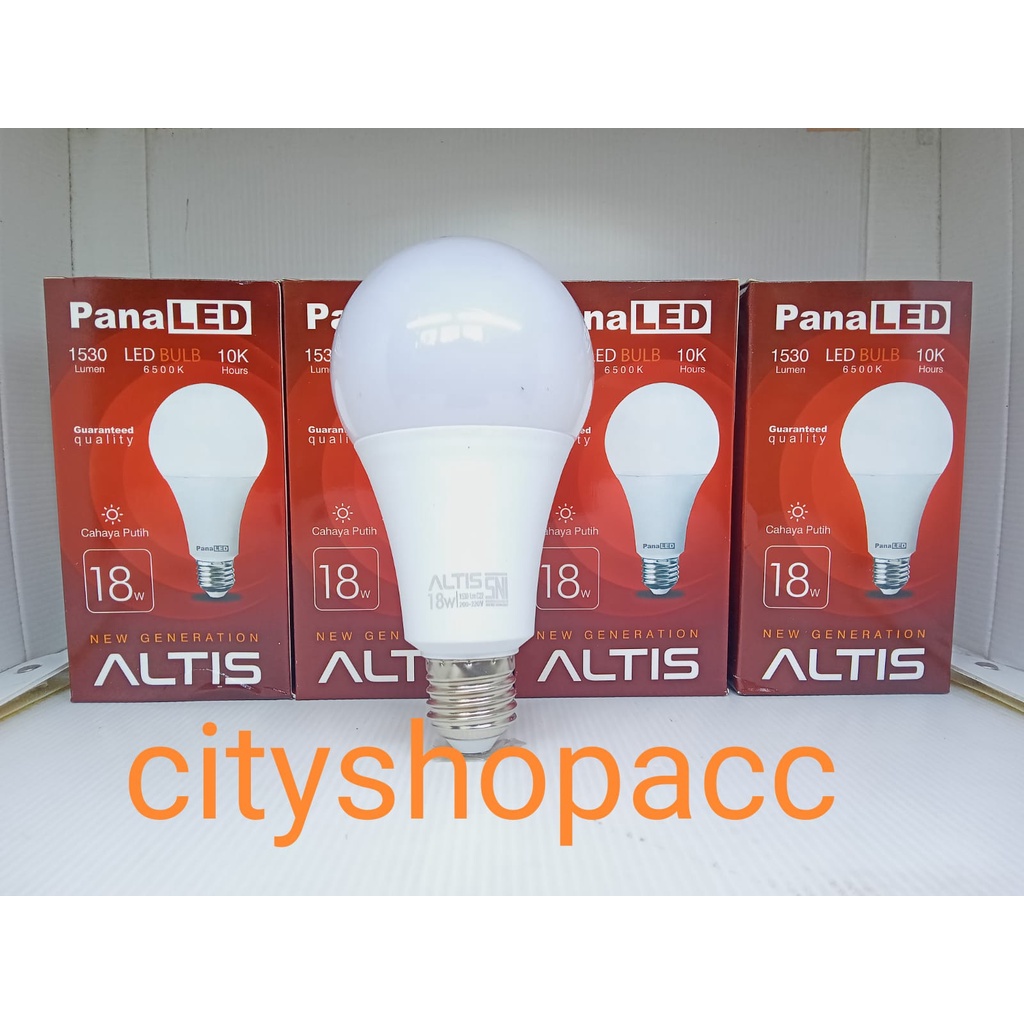 PANALED ALTIS LED Lampu Bohlam Bulb 18W / 18 watt E27 220V Putih 6500K