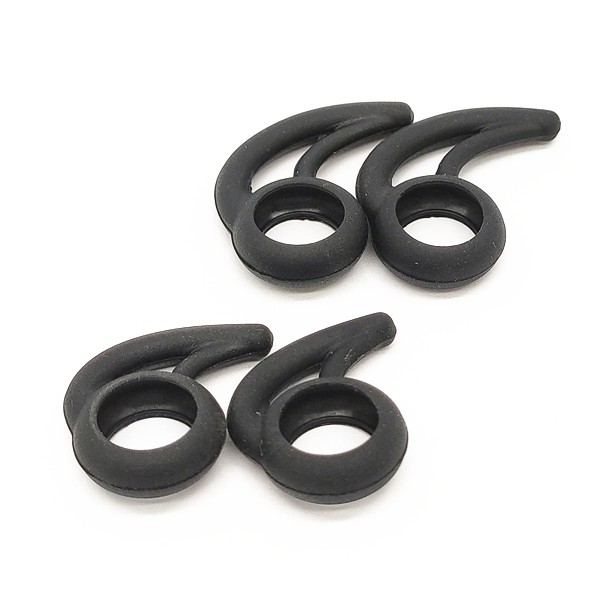 4pcs Anti-drop Horns earhook earphone silicone Ring hook earplug cover for 14.8mm to 17mm flat head earbuds