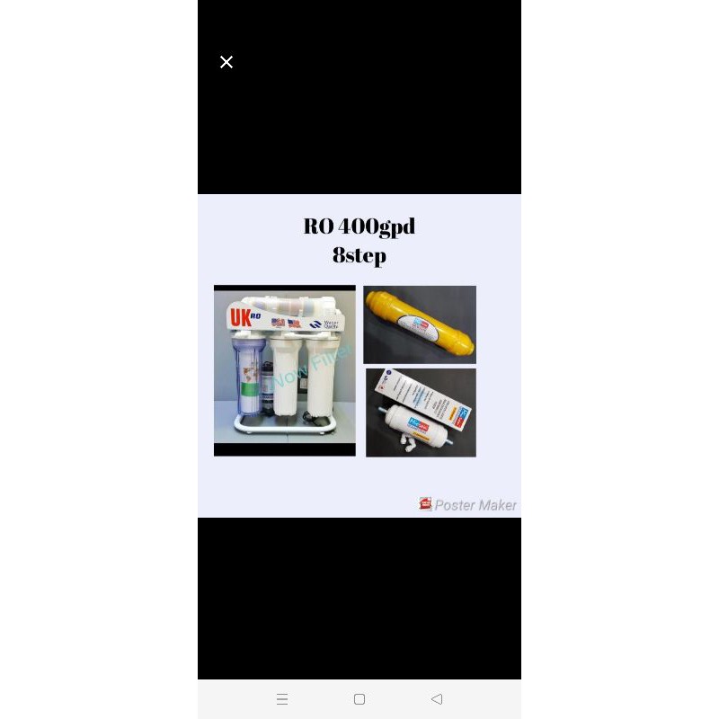 ro 400gpd 8step mesin reverse osmosis UK