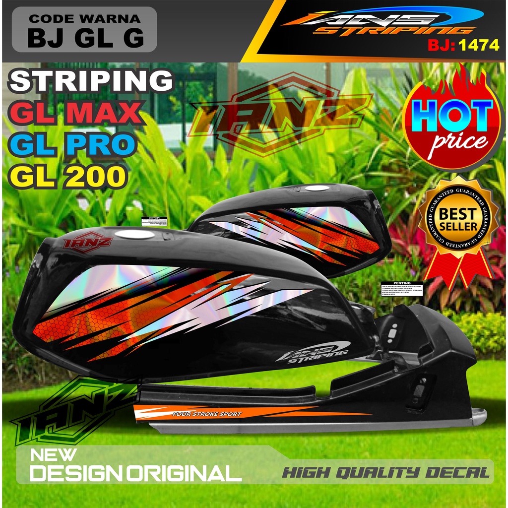 STRIPING GL PRO MAX VARIASI HOLOGRAM / STRIPING GL 2000 TERMURAH / STRIPING GL