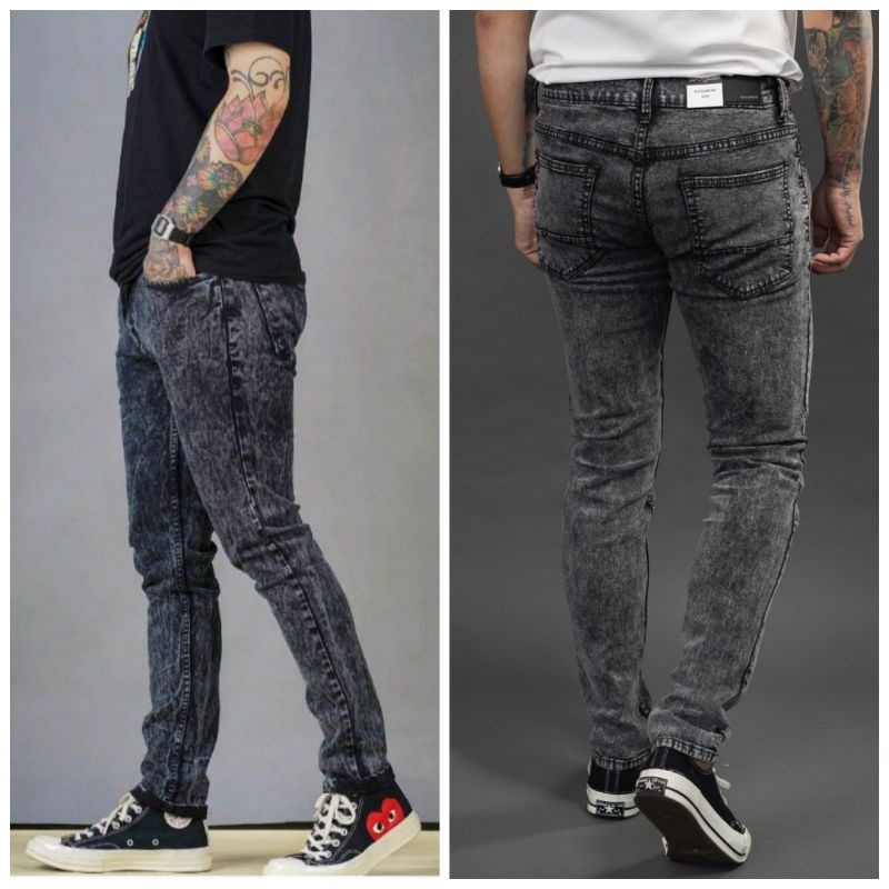 Celana Jeans Pria Cheap Monday Snowblack 28-37 Premium Quality