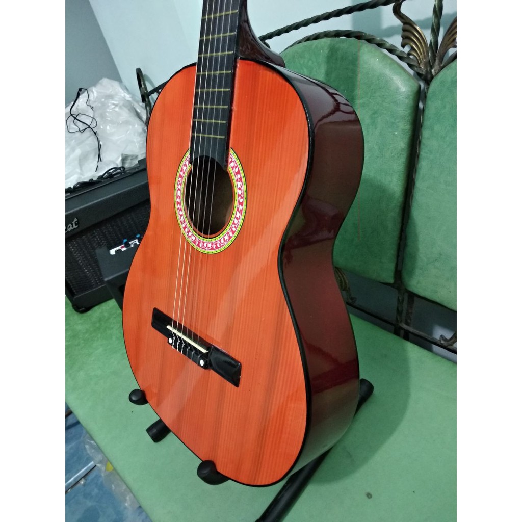 Gitar Classic Merk Yamaha Senar Nylon Tipe C315 Warna Orange Buat Pemula Belajar Jakarta Murah