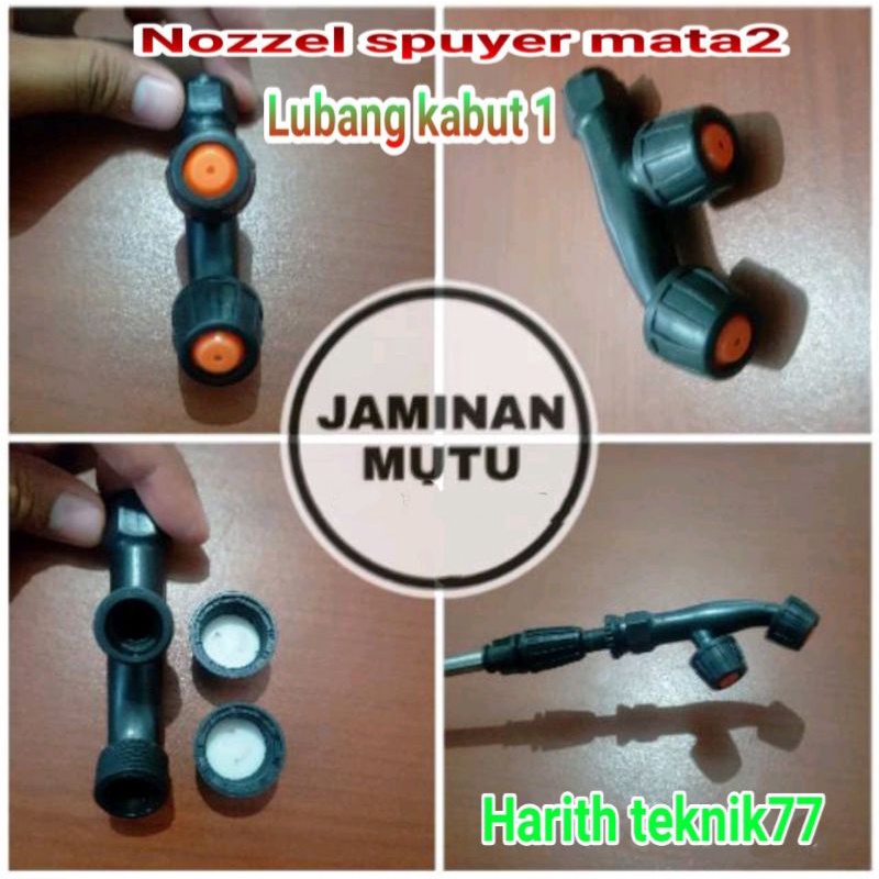 Nozzel sprayer puyer sparayer kabut 2lubang mata 1