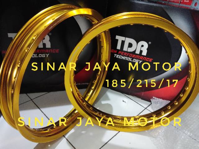 Velg tdr velg tdr 185 / 215 / 17 2pc thailand