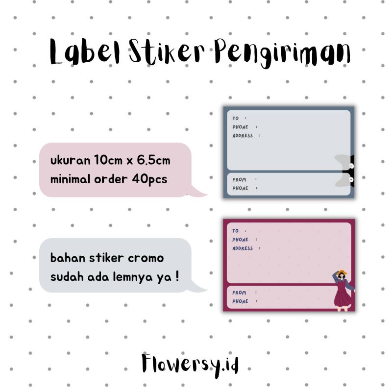 

STIKER LABEL PENGIRIMAN/STIKER PENGIRIMANN