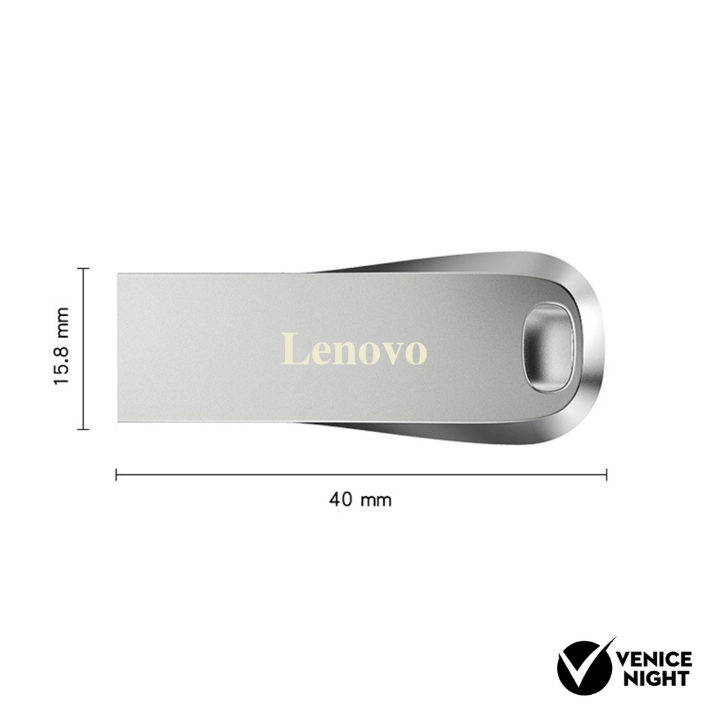 (SF) Lenovo 1TB / 2TB Flashdisk USB Bahan Logam Anti Air Untuk PC