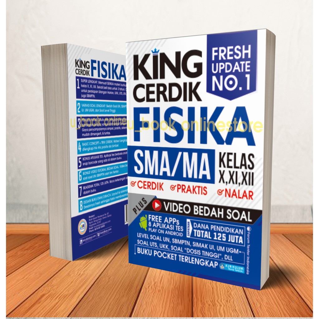 BUKU KING CERDIK FISIKA SMA (ORIGINAL BOOK)