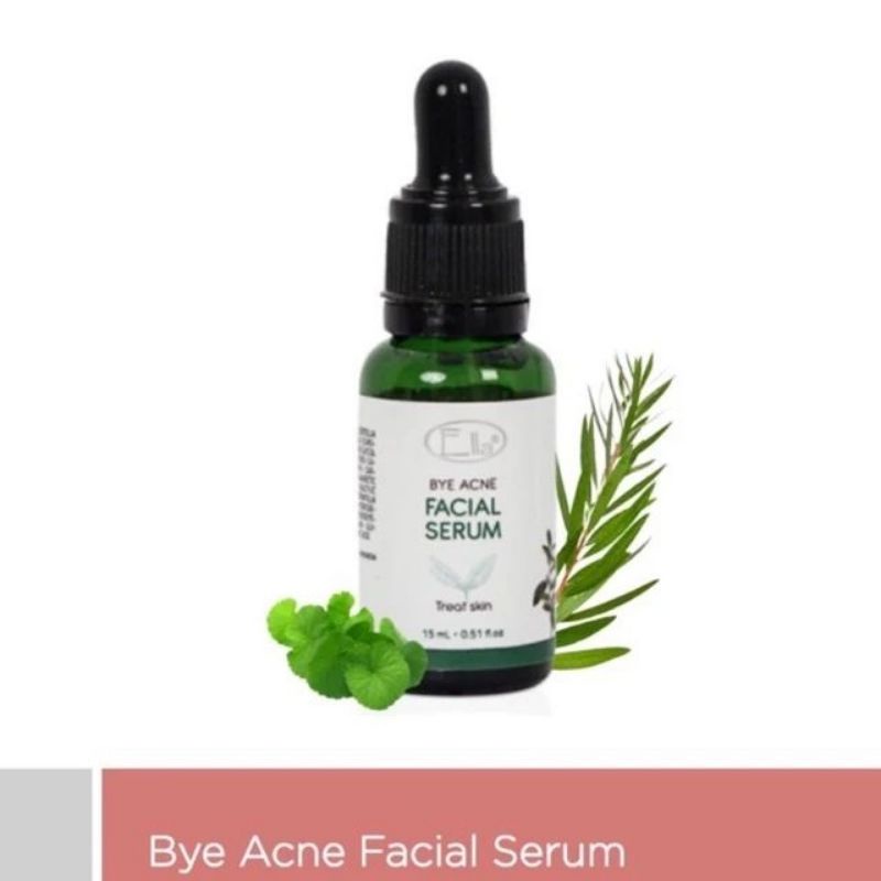 bye acne facial serum ella skincare / serum jerawat ella